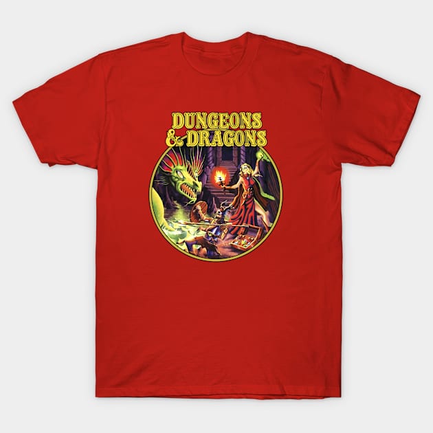 D&D BX (Alt Print) T-Shirt by Miskatonic Designs